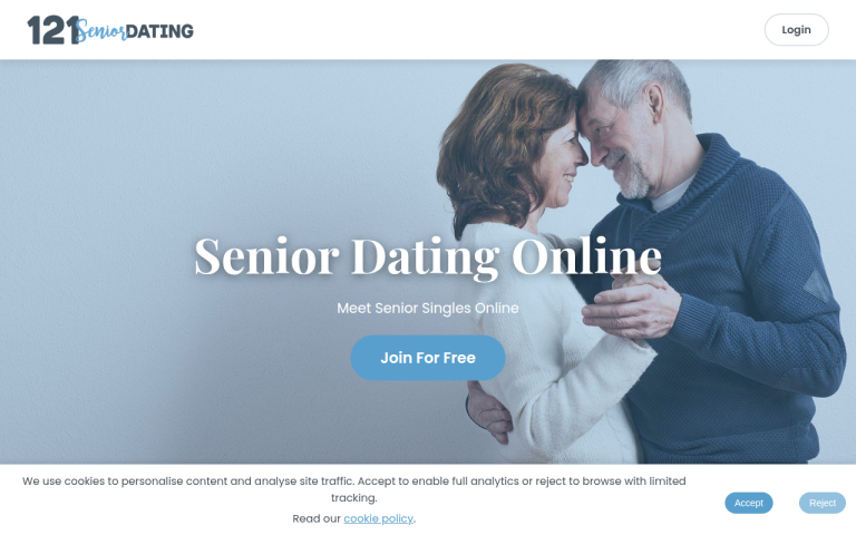 121seniordating.com Reviews & Reviews Website Screenshot