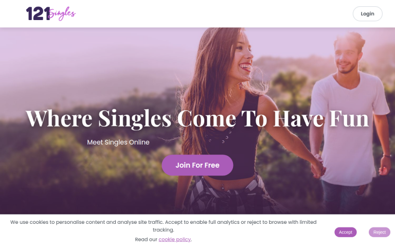 121singles.com Reviews & Reviews Website Screenshot
