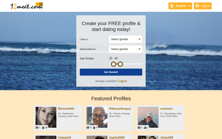 12meet.com Reviews & Reviews Website Screenshot