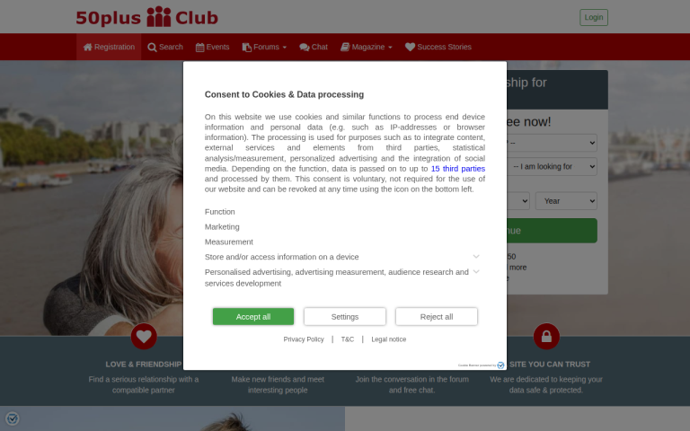 50plus-club.ca Reviews & Reviews Website Screenshot