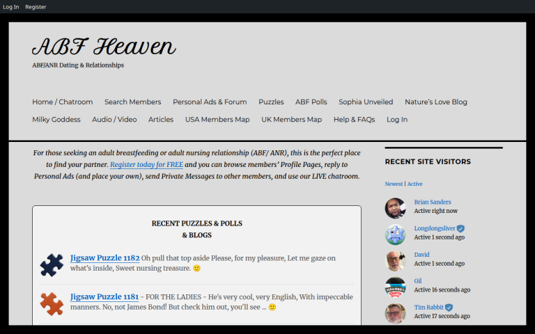abfheaven.com Reviews & Reviews Website Screenshot