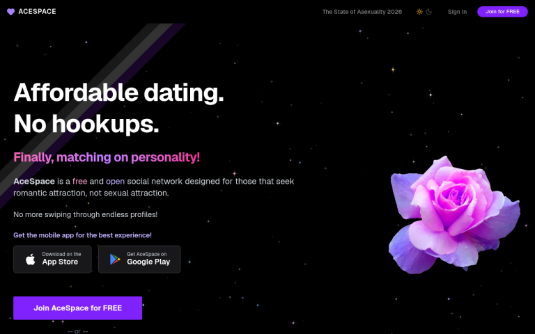 acespace.love Reviews & Reviews Website Screenshot