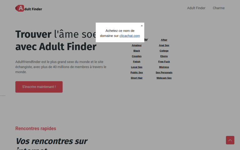 adult-finder.com Reviews & Reviews Website Screenshot