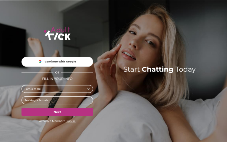 adultkick.com Reviews & Reviews Website Screenshot
