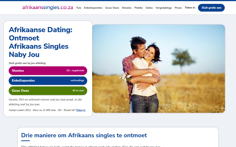 afrikaanssingles.co.za Reviews & Reviews Website Screenshot