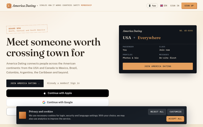 america-dating.site Reviews & Reviews Website Screenshot