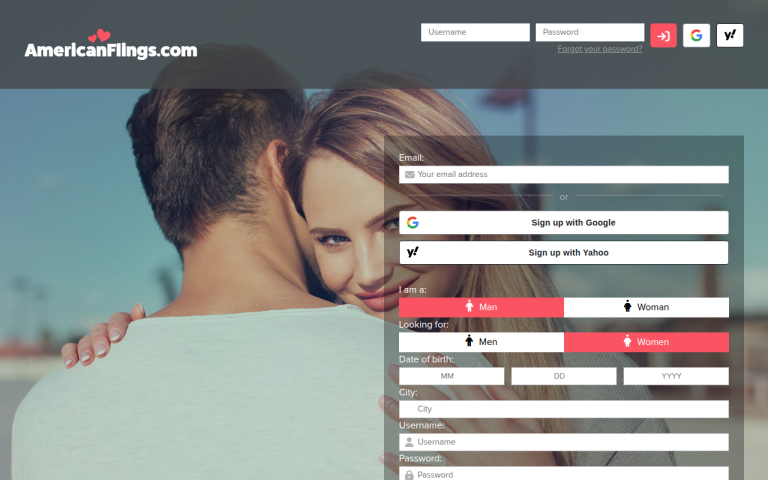 americanflings.com Reviews & Reviews Website Screenshot