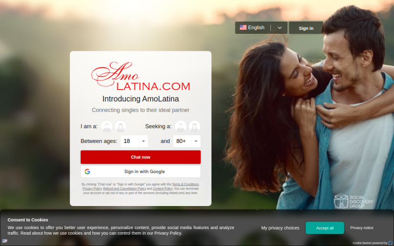 amolatina.com Reviews & Reviews Website Screenshot