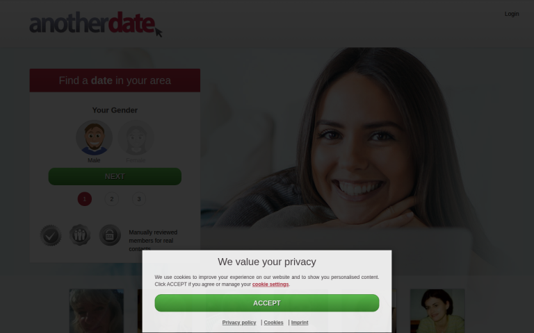 anotherdate.online Reviews & Reviews Website Screenshot