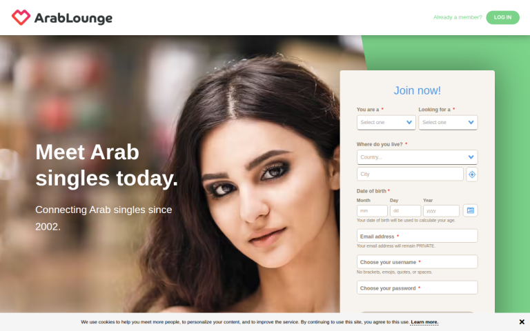 arablounge.com Reviews & Reviews Website Screenshot