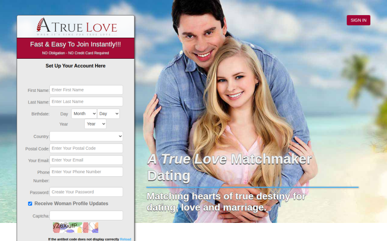 atruelove.com Reviews & Reviews Website Screenshot