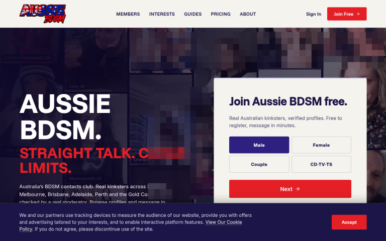 aussiebdsm.com Reviews & Reviews Website Screenshot