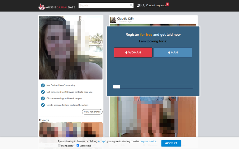 aussiecasualdate.com Reviews & Reviews Website Screenshot