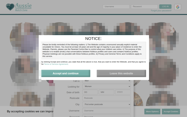 aussiematchzone.com Reviews & Reviews Website Screenshot