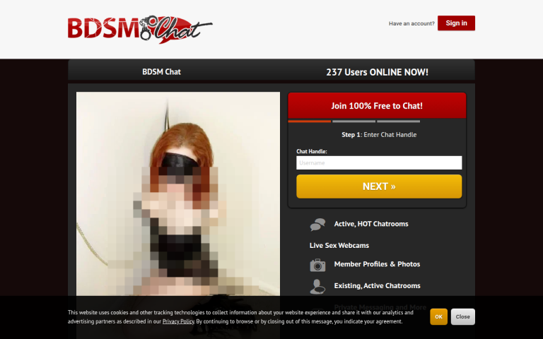 bdsmchat.co.za Reviews & Reviews Website Screenshot