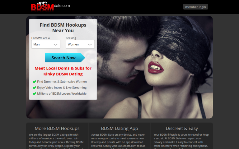 bdsmdate.com Reviews & Reviews Website Screenshot