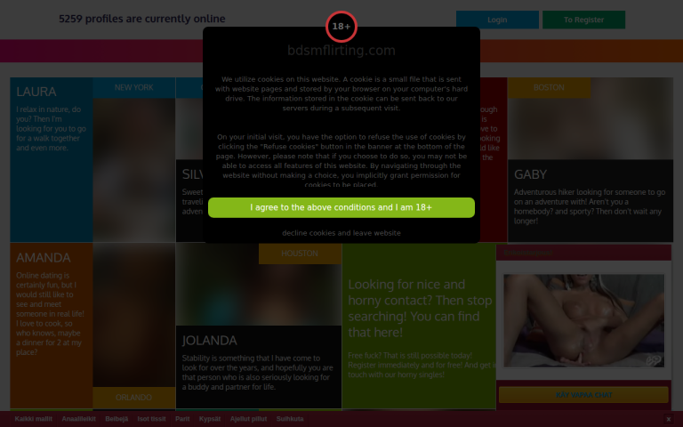 bdsmflirting.com Reviews & Reviews Website Screenshot