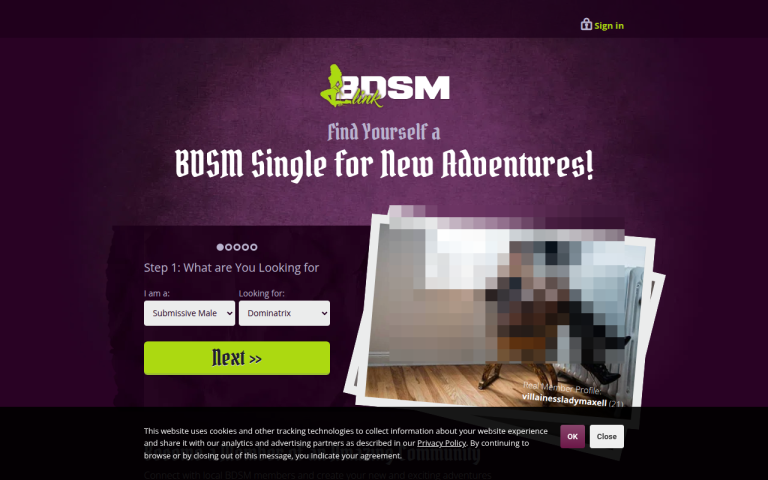 bdsmlink.com Reviews & Reviews Website Screenshot