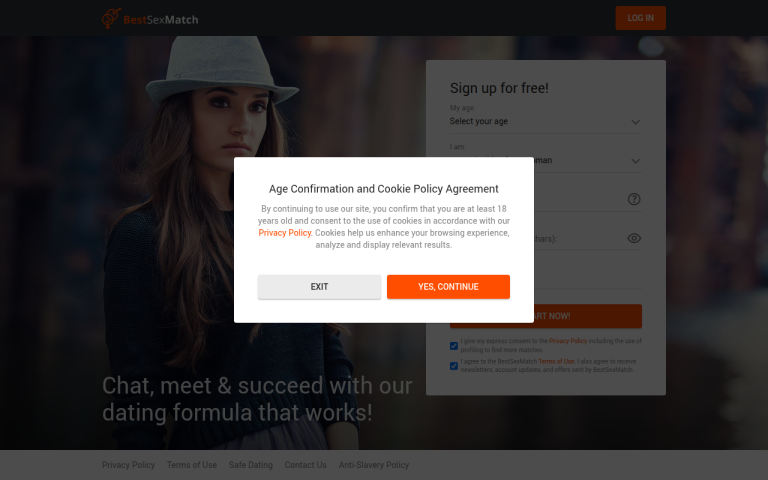 bestsexmatch.com Reviews & Reviews Website Screenshot