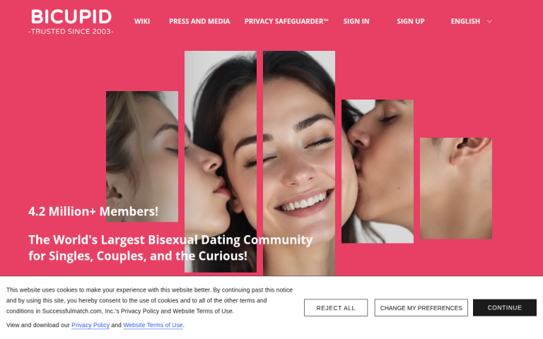 bicupid.com Reviews & Reviews Website Screenshot