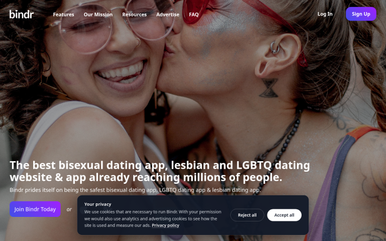 bindr.dating Reviews & Reviews Website Screenshot