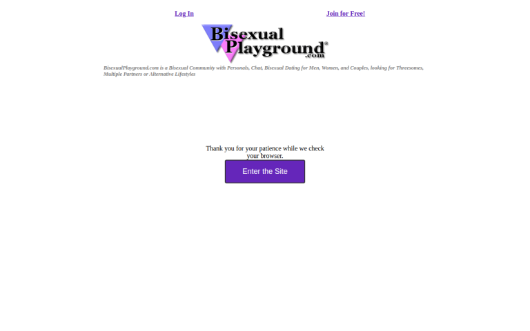 bisexualplayground.com Reviews & Reviews Website Screenshot