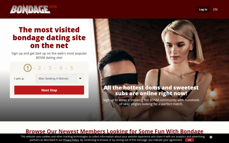 bondagedating.com Reviews & Reviews Website Screenshot