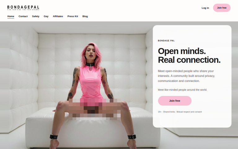 bondagepal.com Reviews & Reviews Website Screenshot
