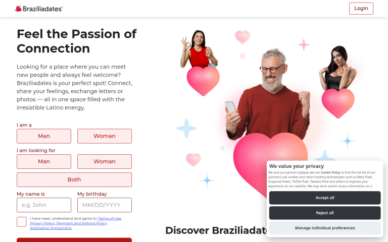 braziliadates.com Reviews & Reviews Website Screenshot
