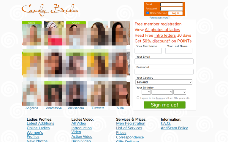 candybrides.com Reviews & Reviews Website Screenshot