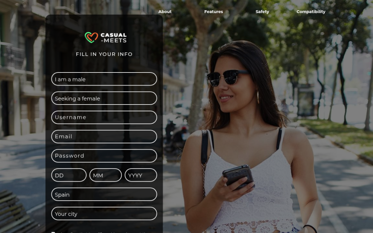 casual-meets.com Reviews & Reviews Website Screenshot
