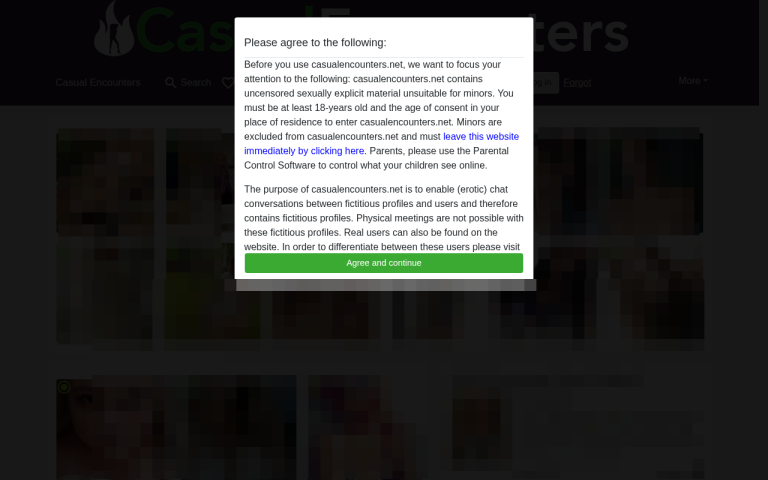 casualencounters.net Reviews & Reviews Website Screenshot