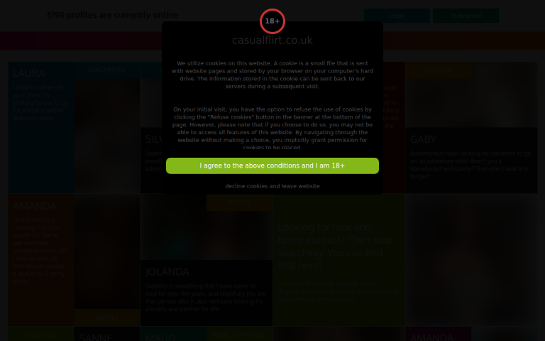 casualflirt.co.uk Reviews & Reviews Website Screenshot