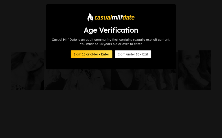 casualmilfdate.com Reviews & Reviews Website Screenshot