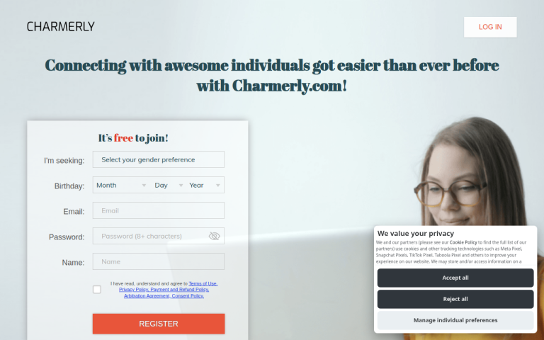 charmerly.com Reviews & Reviews Website Screenshot