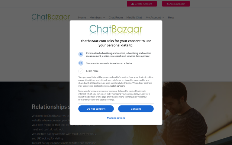 chatbazaar.com Reviews & Reviews Website Screenshot