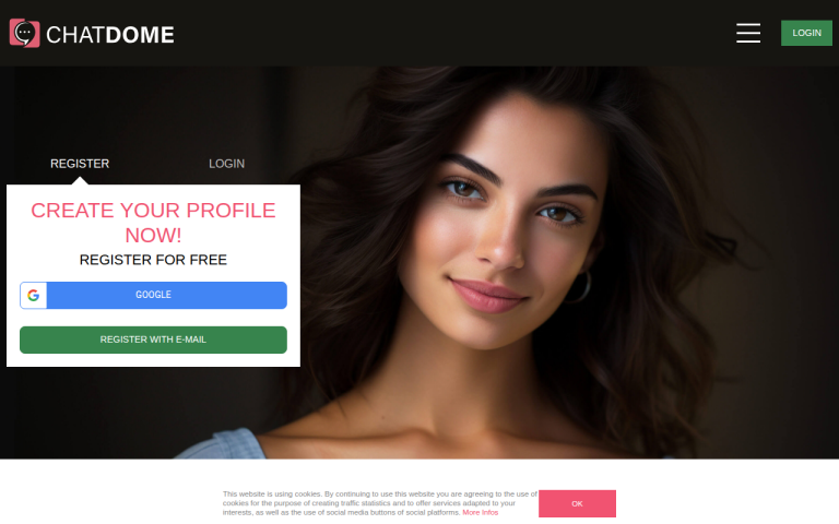 chatdome.com Reviews & Reviews Website Screenshot