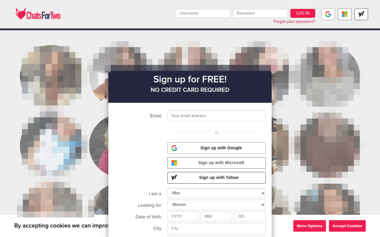 chatsfortwo.com Reviews & Reviews Website Screenshot