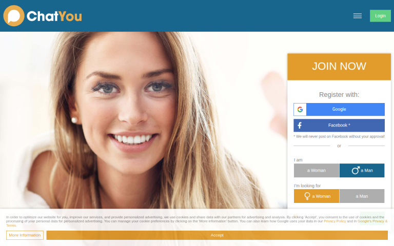 chatyou.com Reviews & Reviews Website Screenshot