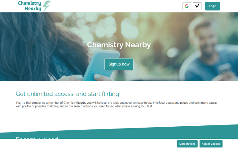 chemistrynearby.com Reviews & Reviews Website Screenshot