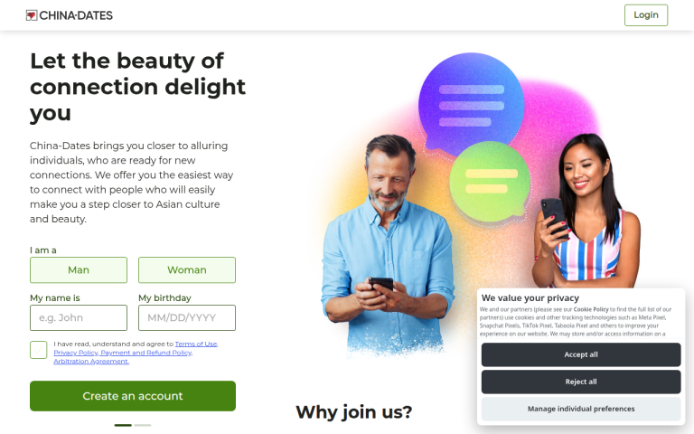 china-dates.com Reviews & Reviews Website Screenshot