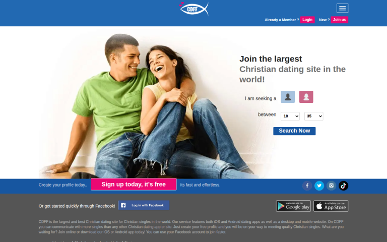 christiandatingforfree.com Reviews & Reviews Website Screenshot
