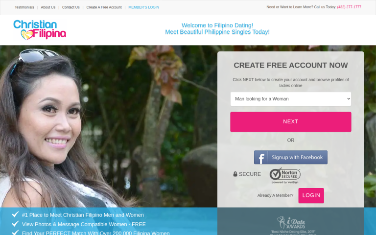 christianfilipina.com Reviews & Reviews Website Screenshot