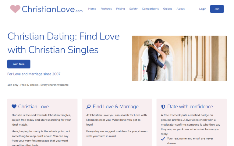 christianlove.com Reviews & Reviews Website Screenshot