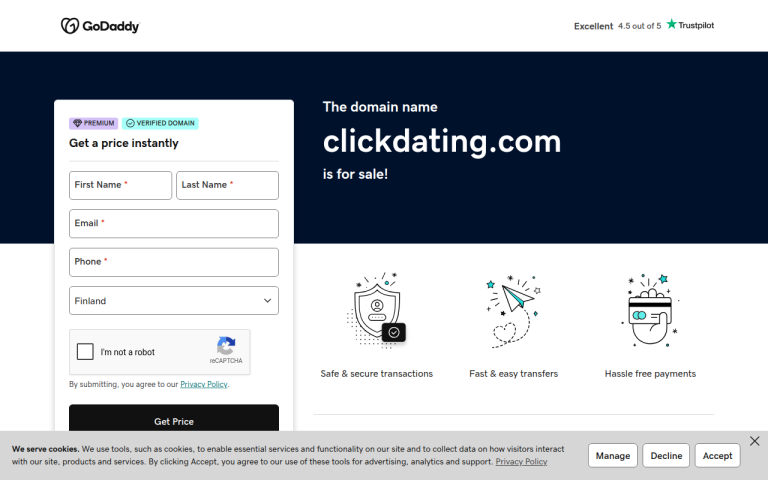clickdating.com Reviews & Reviews Website Screenshot