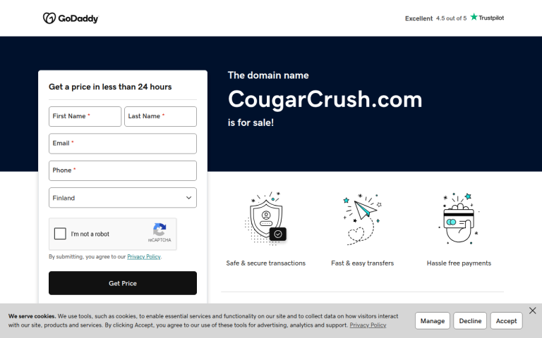 cougarcrush.com Reviews & Reviews Website Screenshot