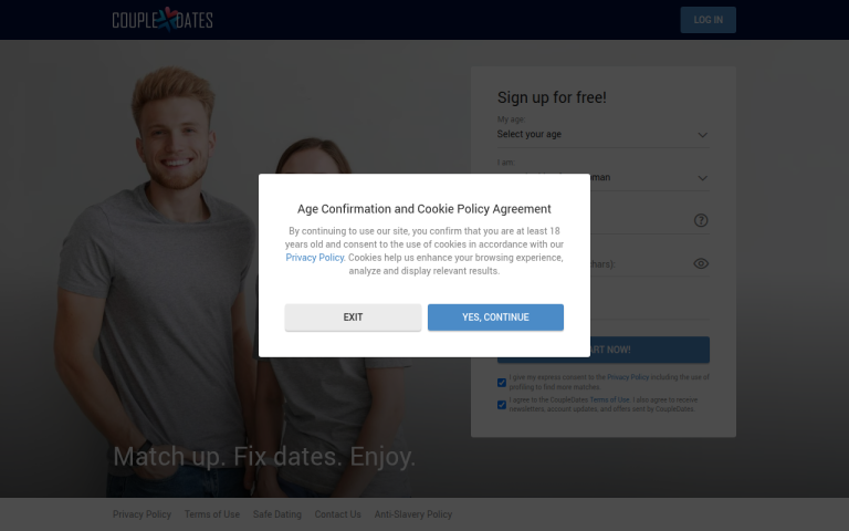 coupledates.com Reviews & Reviews Website Screenshot