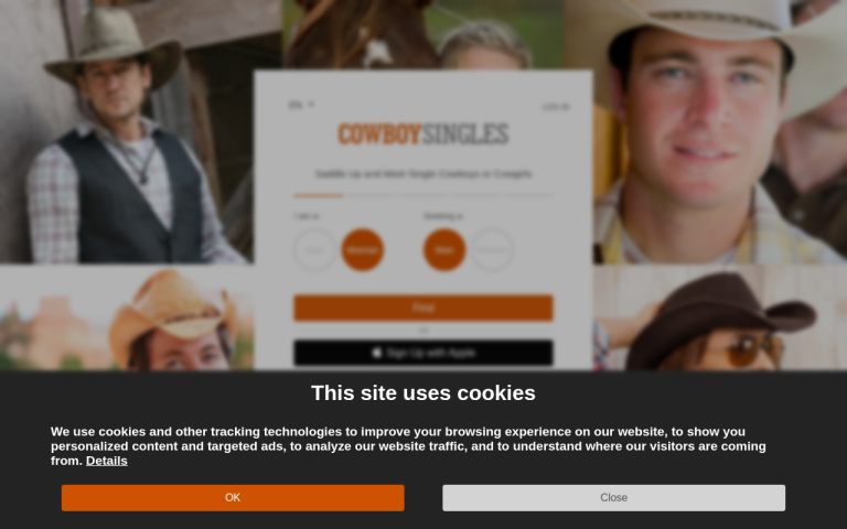 cowboy.singles Reviews & Reviews Website Screenshot