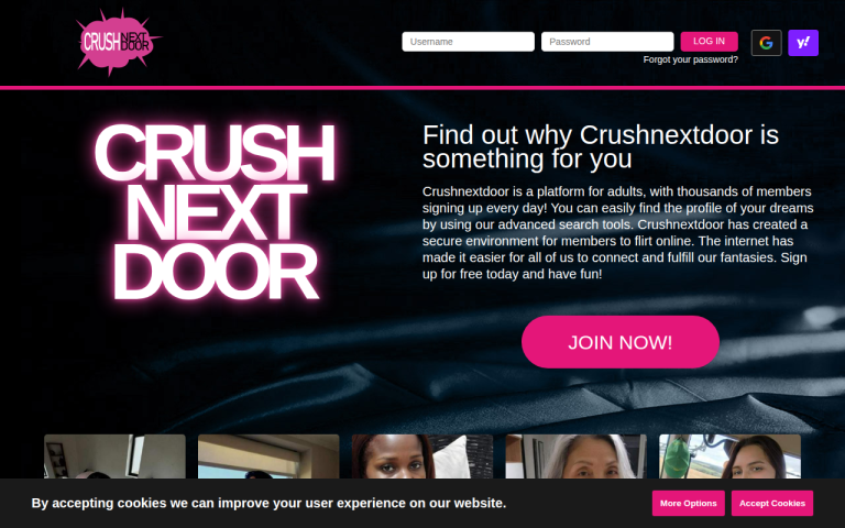 crushnextdoor.com Reviews & Reviews Website Screenshot