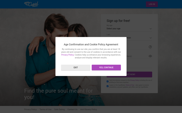 cupiddates.com Reviews & Reviews Website Screenshot